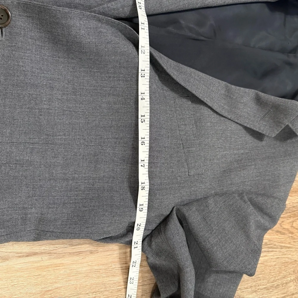 J. CREW Ludlow Gray Tollegno 1900 Wool 2-Button Blazer Suit Jacket Sz 40R Preppy